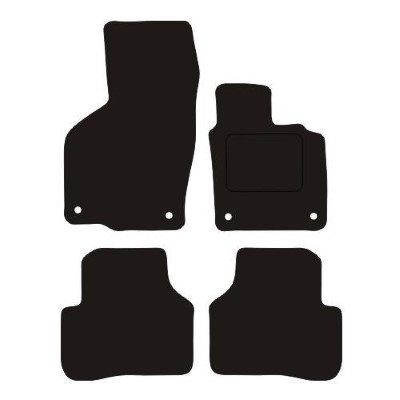 Volkswagen Passat Estate 2011 - 2015 (Round Locators) Car Mats